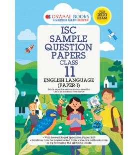 Oswaal ISC Sample Question Paper Class 11 English Language Book | Latest Edition